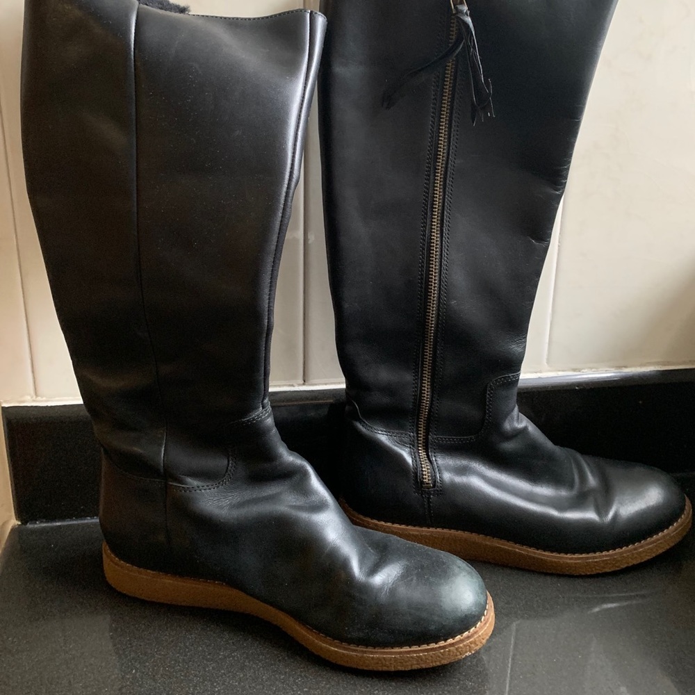 cole haan nike air knee high boots